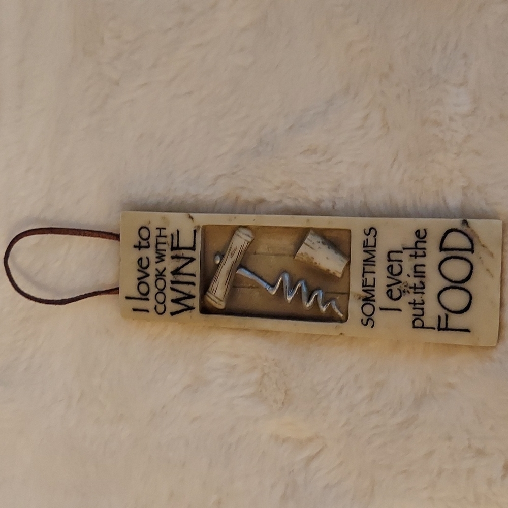 Small Stone Wine Plaque